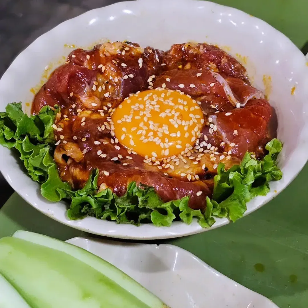 Bò nướng than hoa